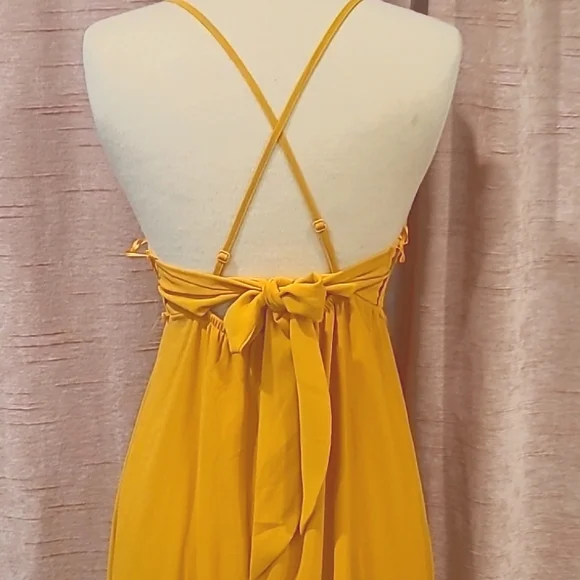 Blashe yellow dress szS - Picture 4 of 5